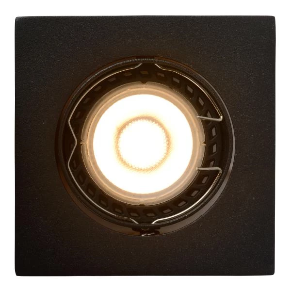 Lucide FOCUS - Spot encastrable - LED Dim. - GU10 - 3x5W 3000K - Noir - Ensemble de 3 - détail 1